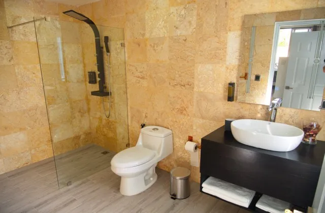 Hotel La Aldea 124 Colonial Zone Room Bathroom